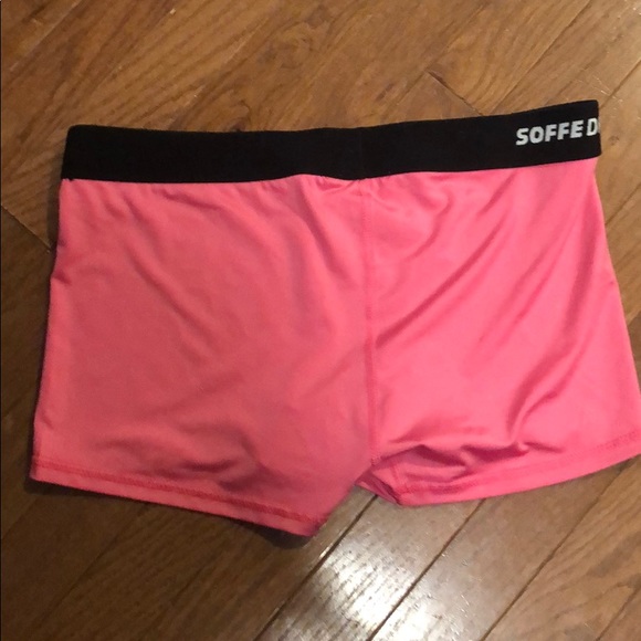 Soffe pink spandex shorts - Picture 2 of 4